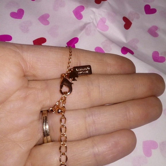 Kate Spade NWOT Rose Gold "Rose Garden" Necklace - Picture 3 of 8